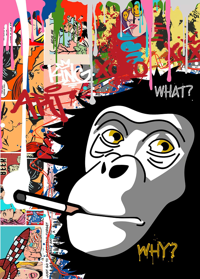 Smoking monkey