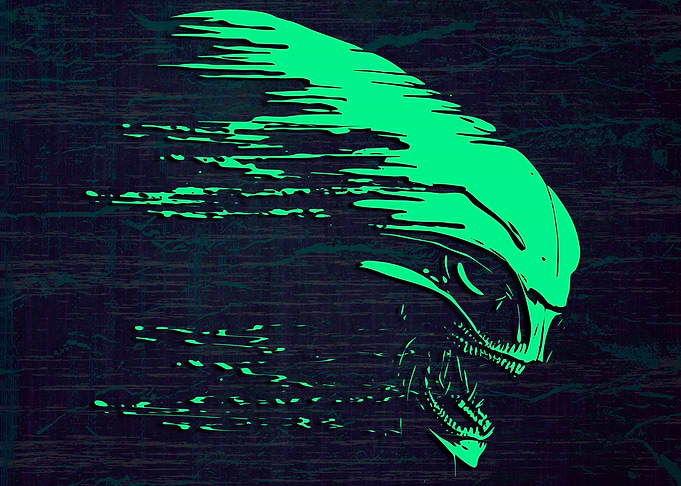 Space Ink Alien Monster