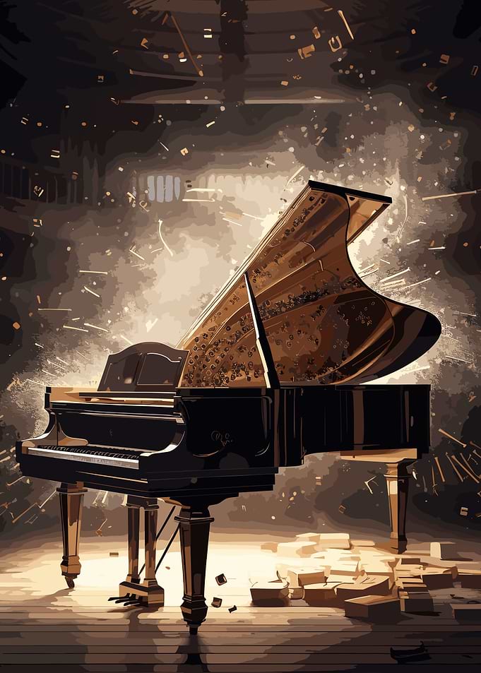 Piano Colorful