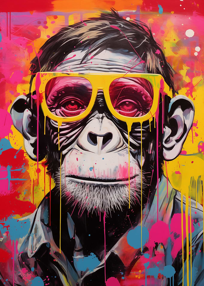 Chimpanzee Glasses