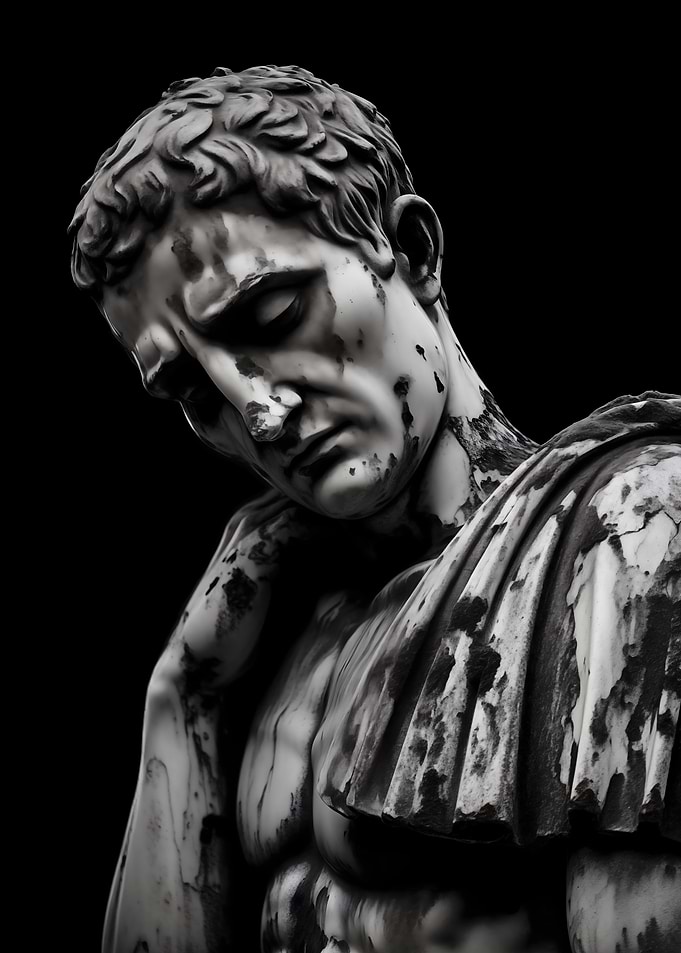 Julius Caesar Stone Statue