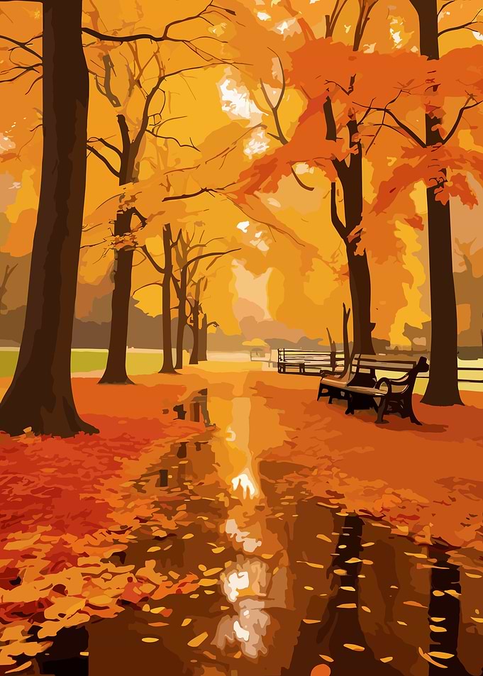 A breathtaking autumn