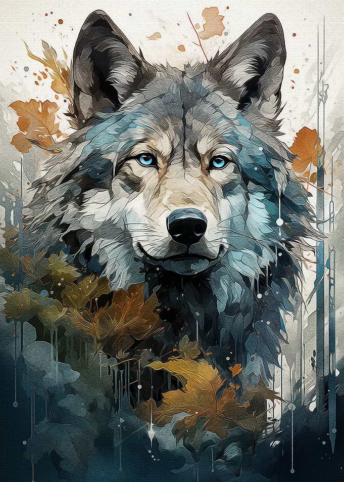 Wolf Blue Eyes