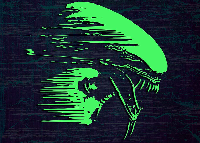 Space Ink Alien Monster