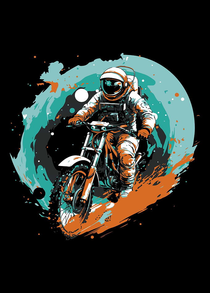 Motorcycle Astronaut