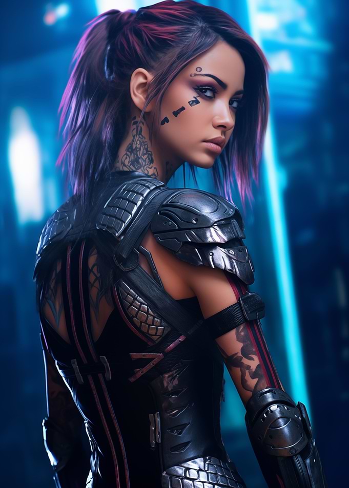 Cyber Armor Girl