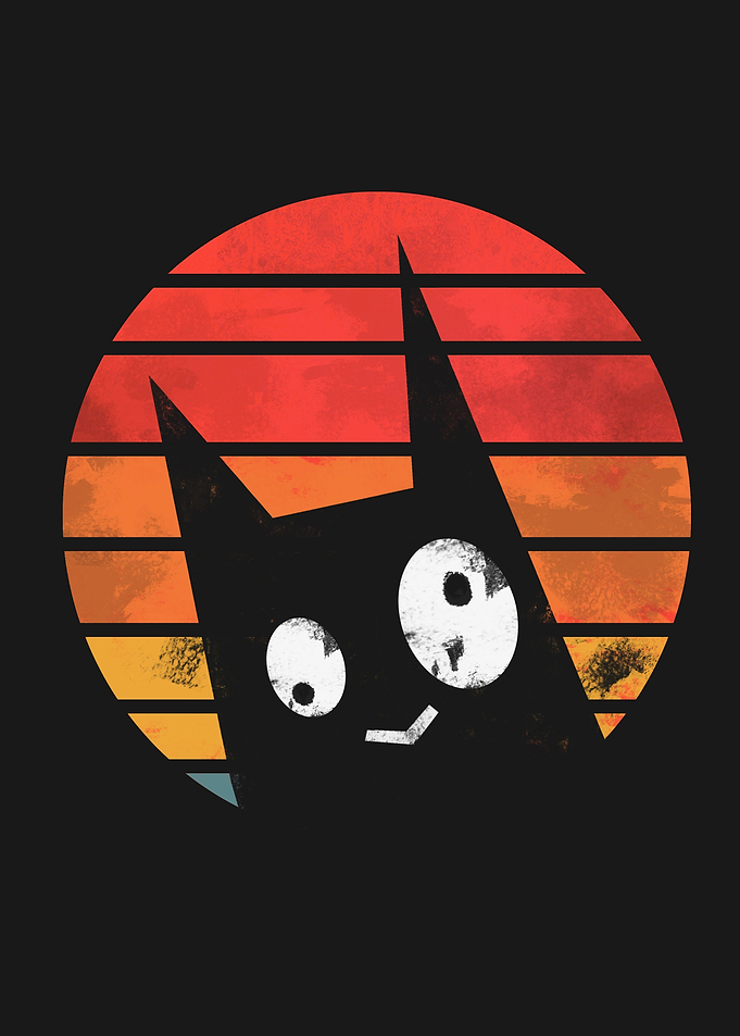 stupid black cat