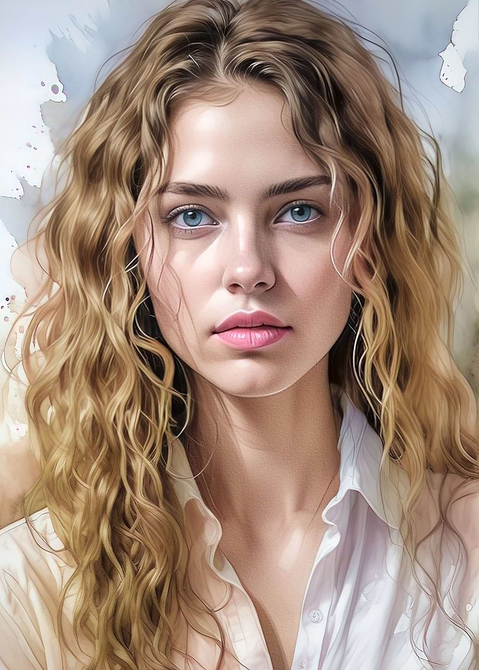 woman portrait drawing