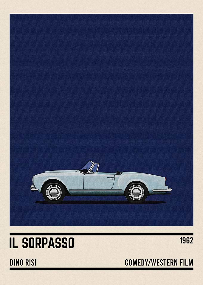 Il sorpasso movie car