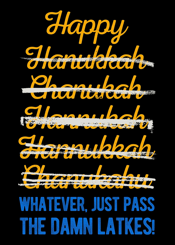 Happy Hanukkah Chanukah