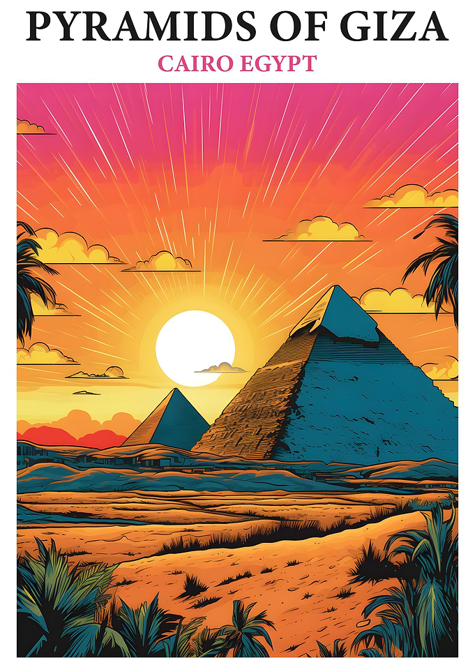 Sunrise Over Giza