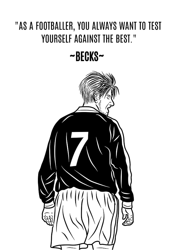 D. Beckham Football Quote