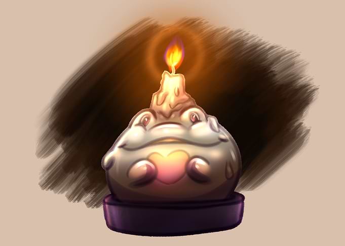 Candle Frog