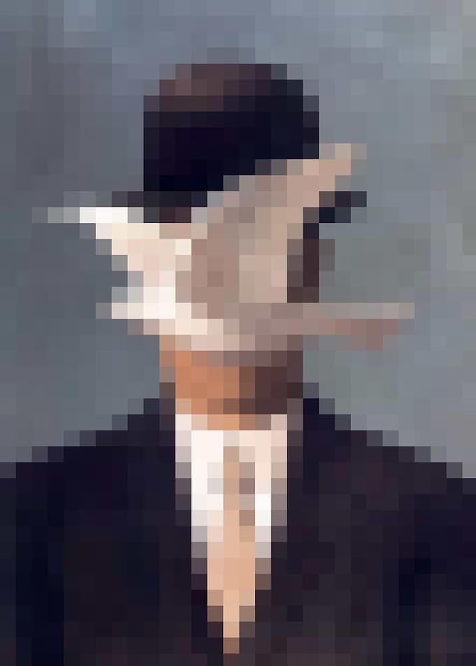 Man in a Bowler Hat Pixel