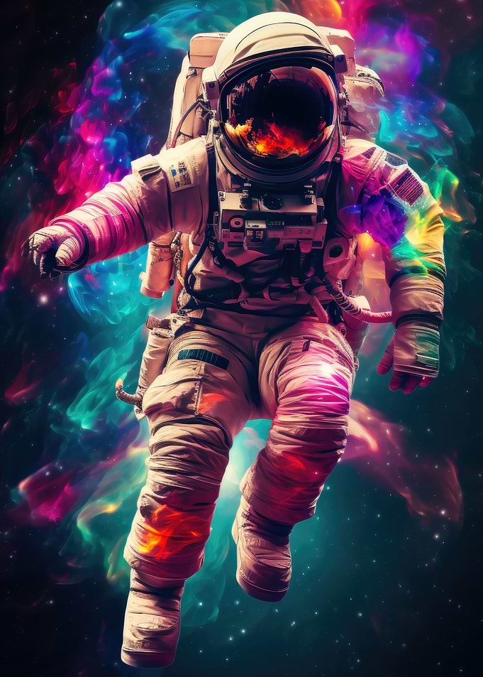 Colorful Astronaut