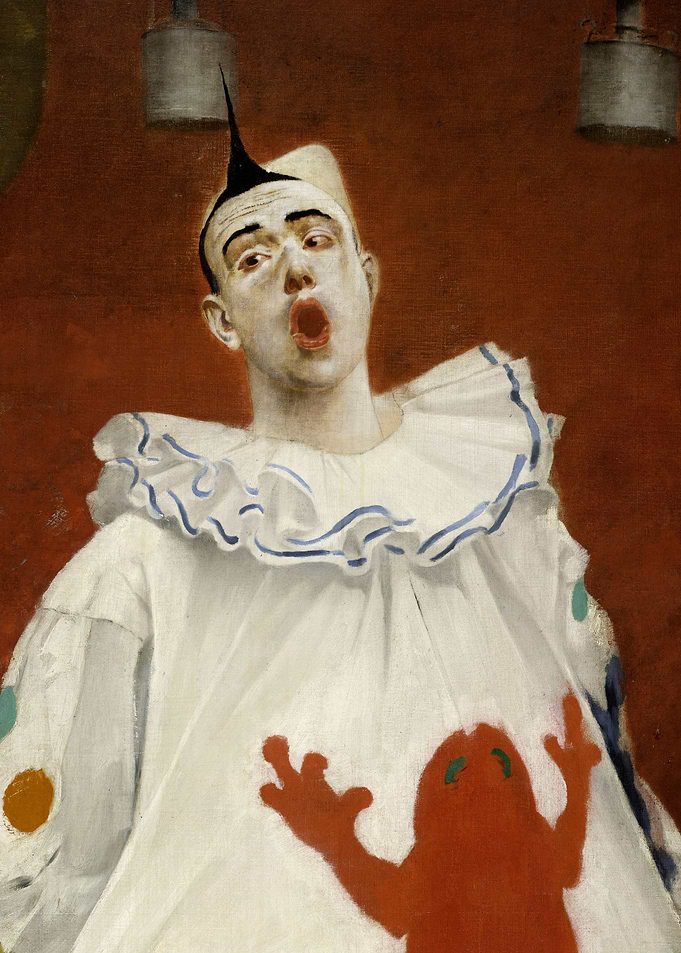 clown blanc