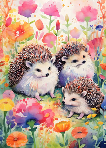 Whimsical Hedgehog