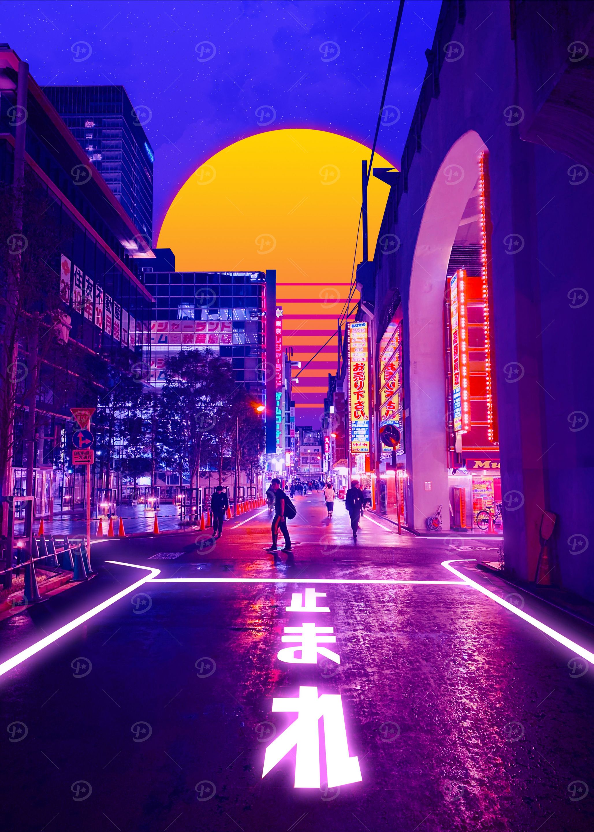 Tokyo Street Night