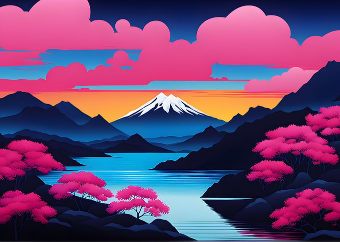 Radiant Fuji Glow