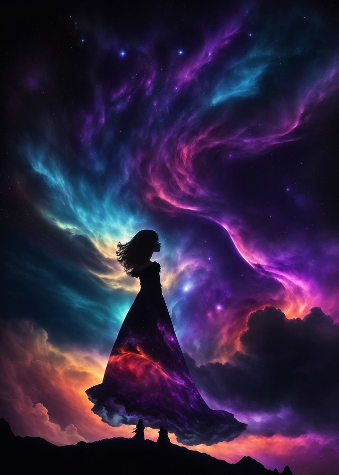 Cosmic silhouette