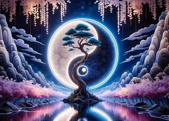 Yin and Yang Bonsai Tree
