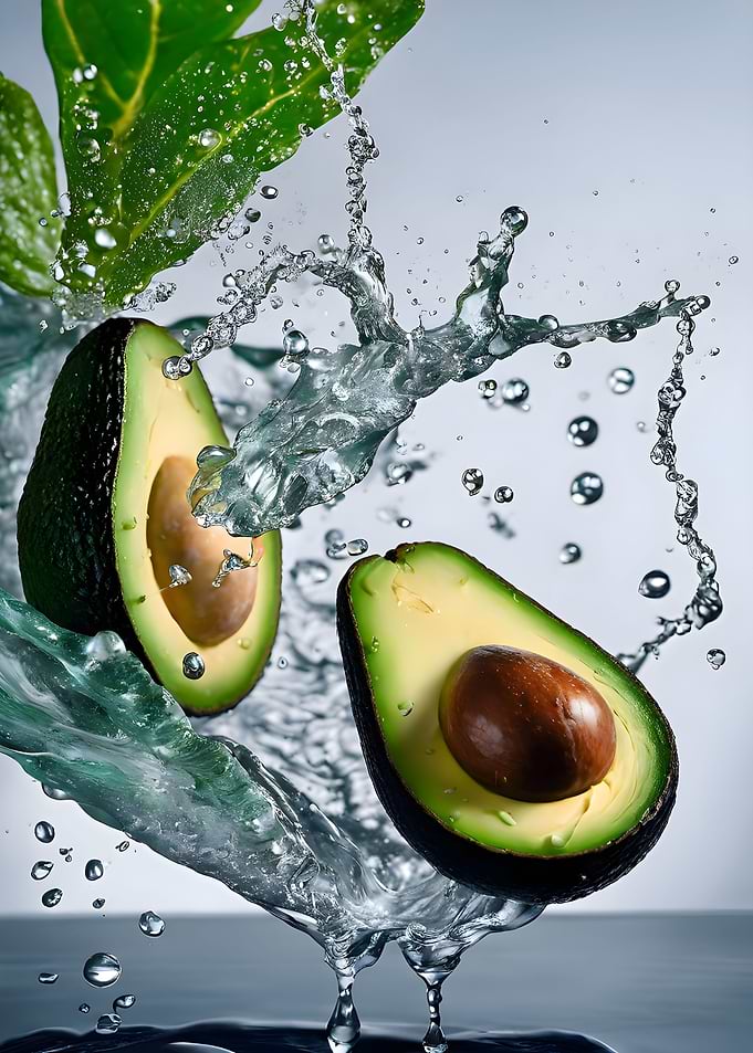 avocado kitchen poster