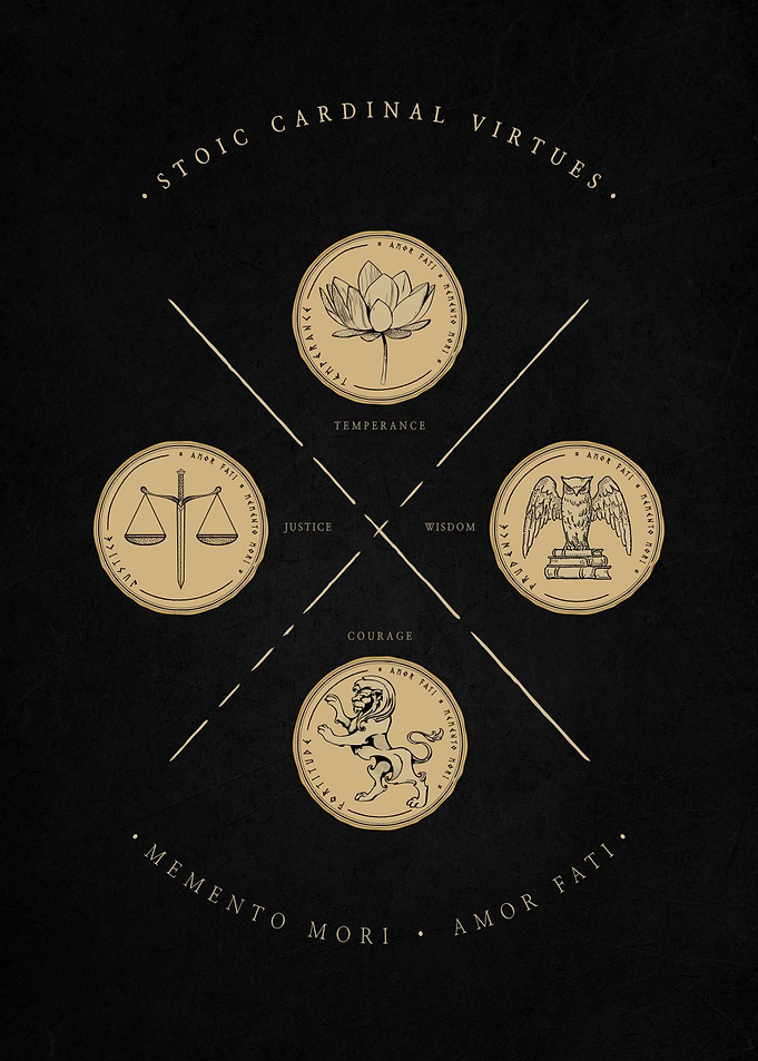 Stoic 4 Cardinal Virtues
