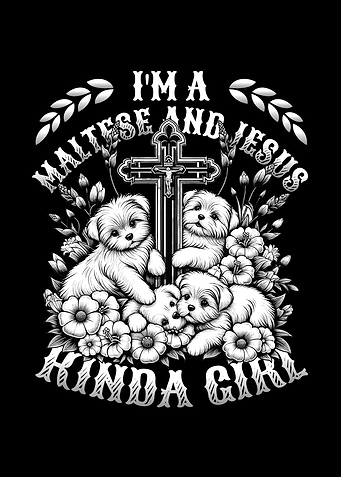 Cute Maltese Dogs Jesus