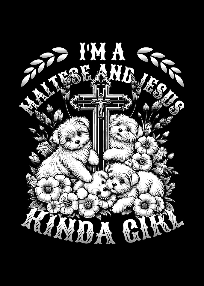 Cute Maltese Dogs Jesus