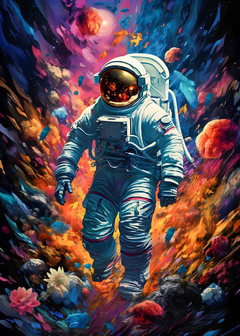 Astronaut Space is Wild