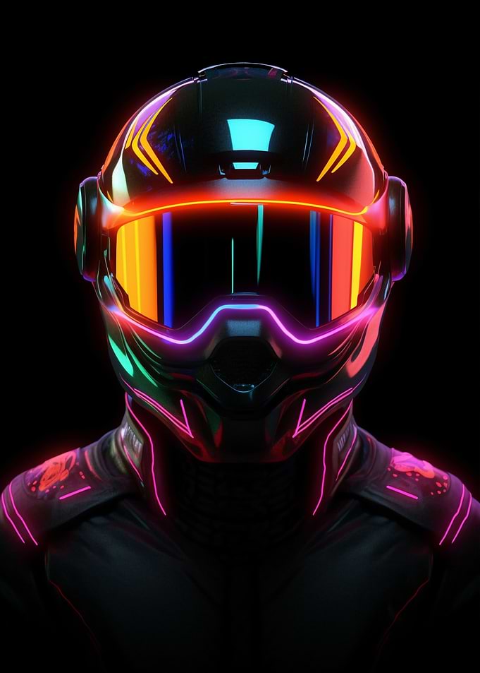 Neon Helmet