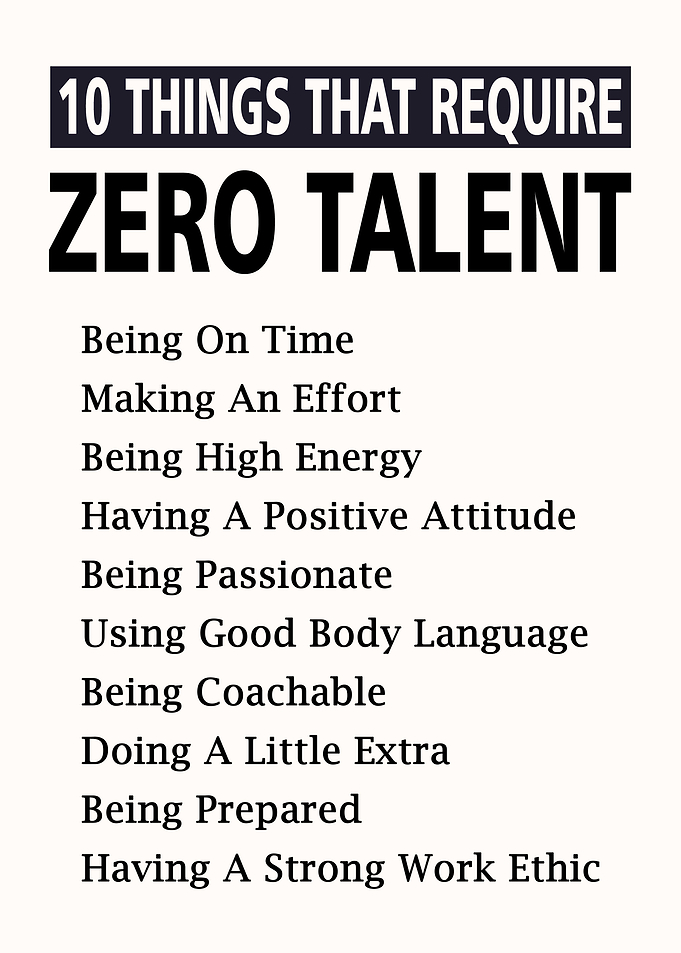 Require Zero Talent