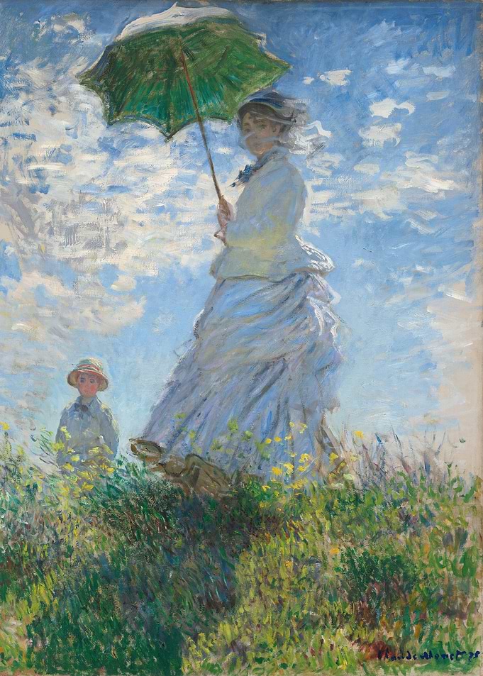 Femme a l ombrelle