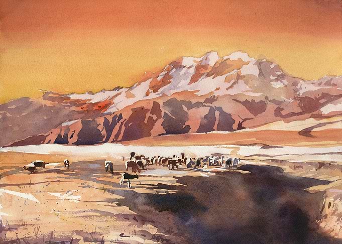 Sacred Valley Peru artwork