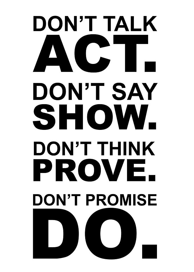 Act show do prove