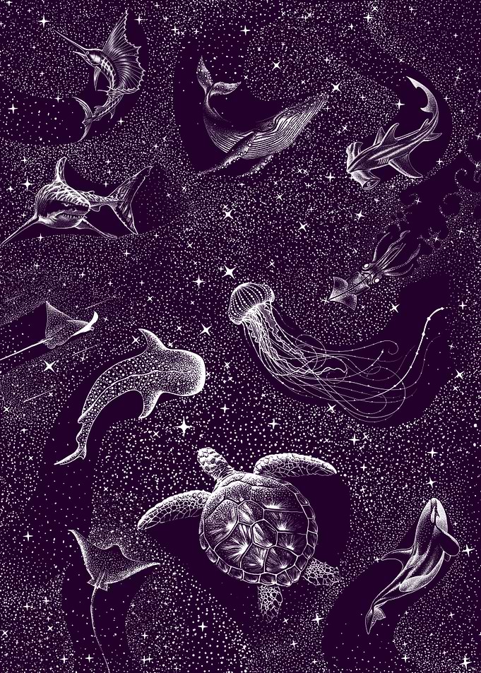 Cosmic Ocean Purple