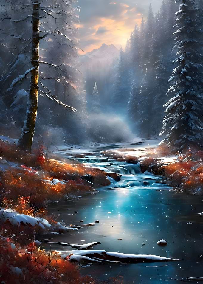 snow winter landscape