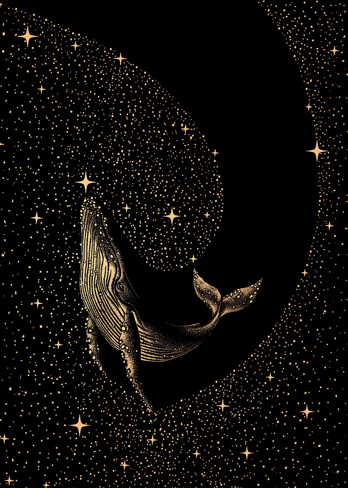 Starry Whale Dark GOLD