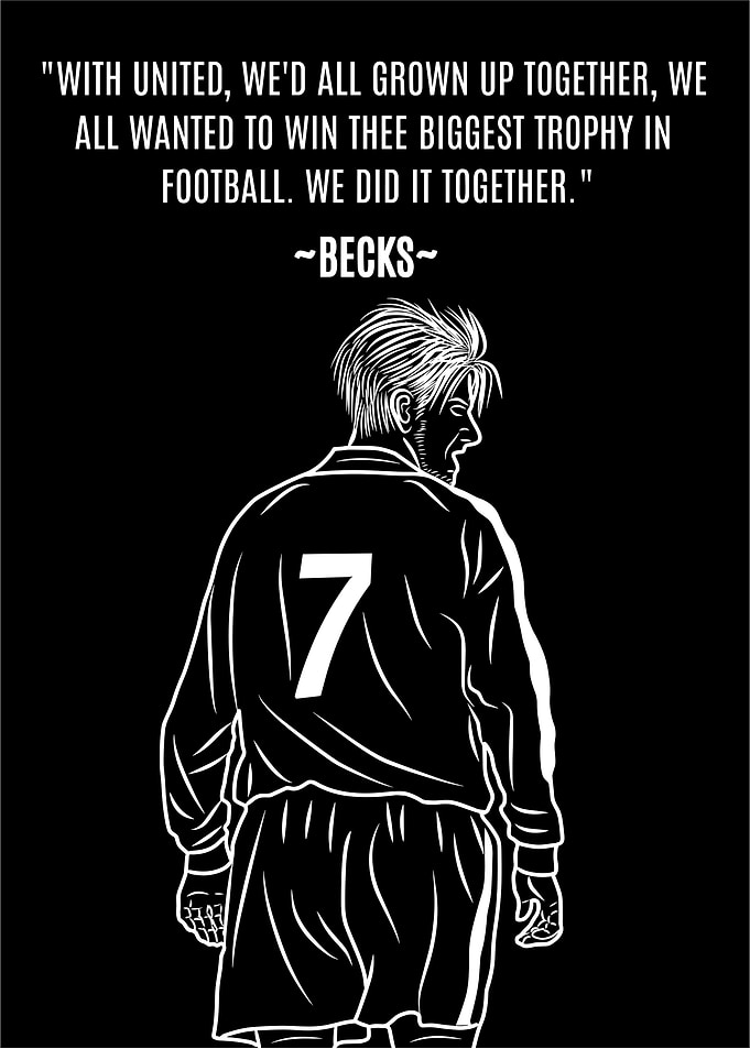 D. Beckham Football Quote