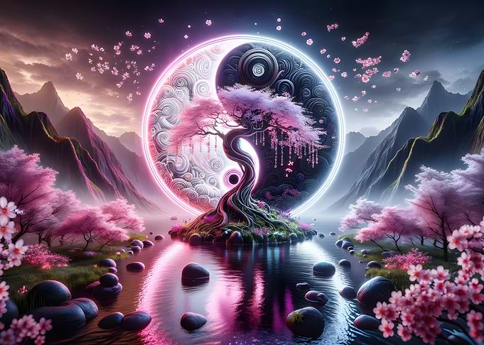 Yin and Yang Cherry Tree