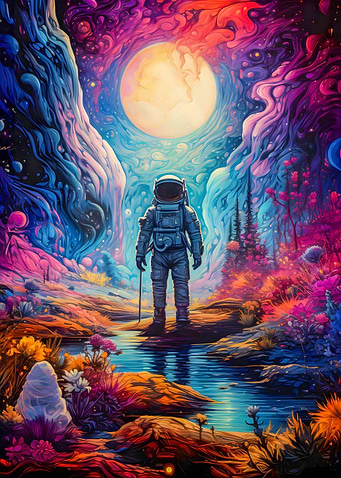 Astronaut Space is Wild