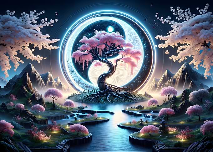 Yin Yang Nature Art