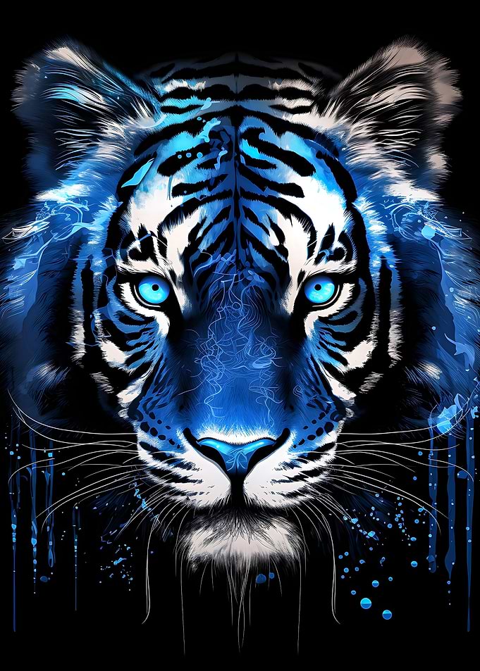 Blue Eyes Tiger