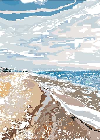 An abstract beach 1