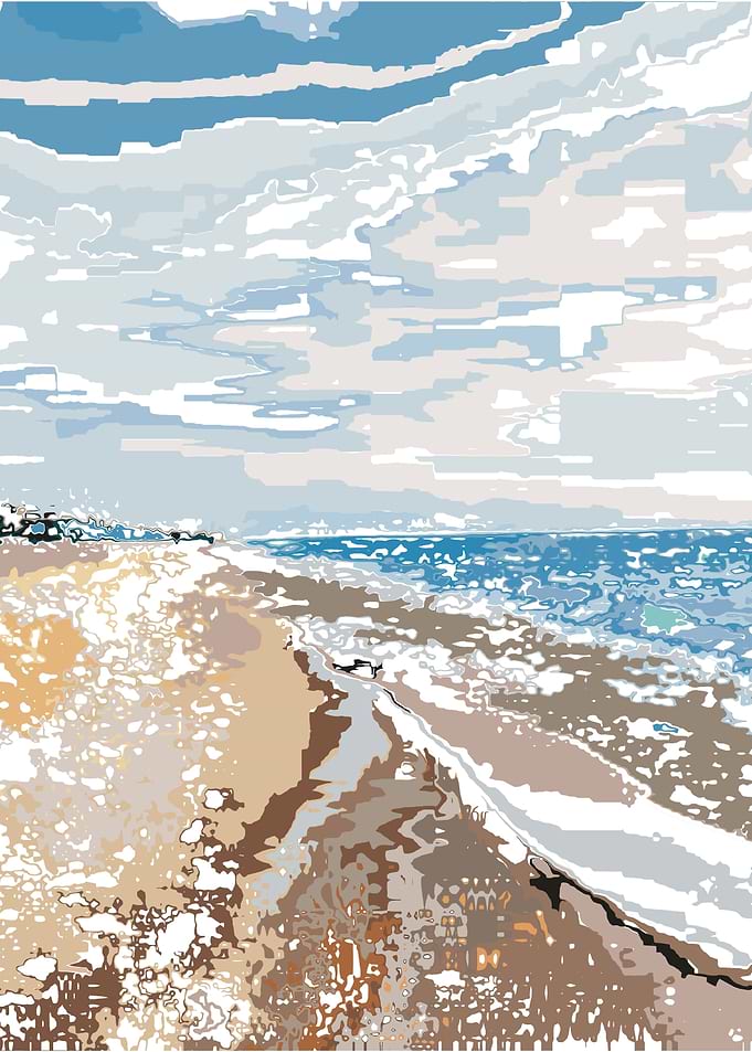 An abstract beach 1
