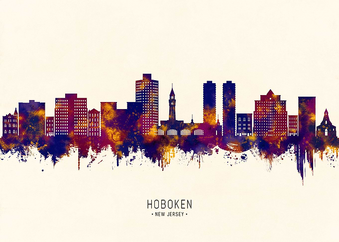 Hoboken New Jersey Skyline