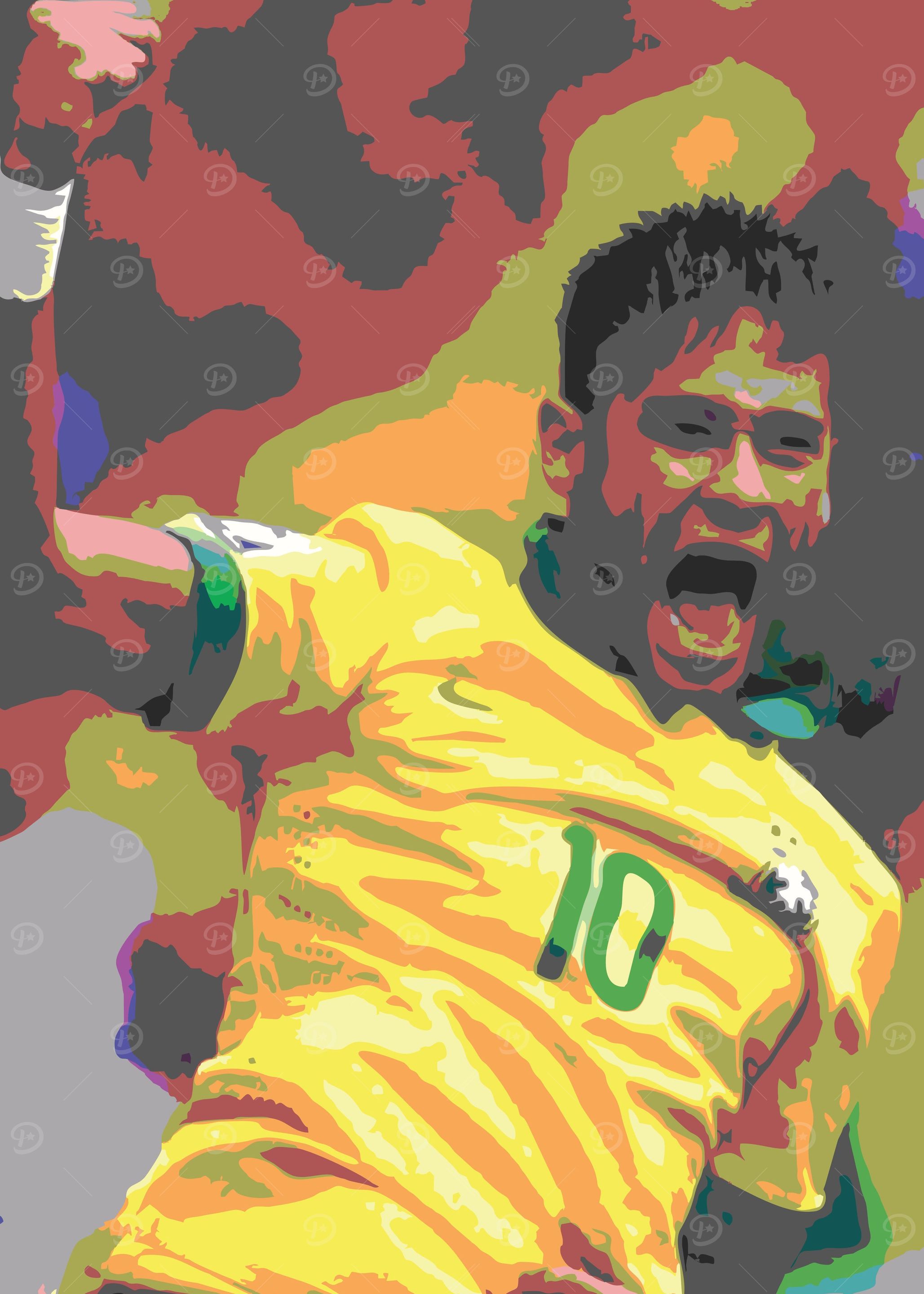 neymar sport pop art
