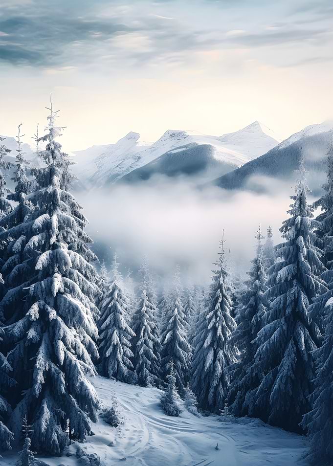 Winter Pines Bliss