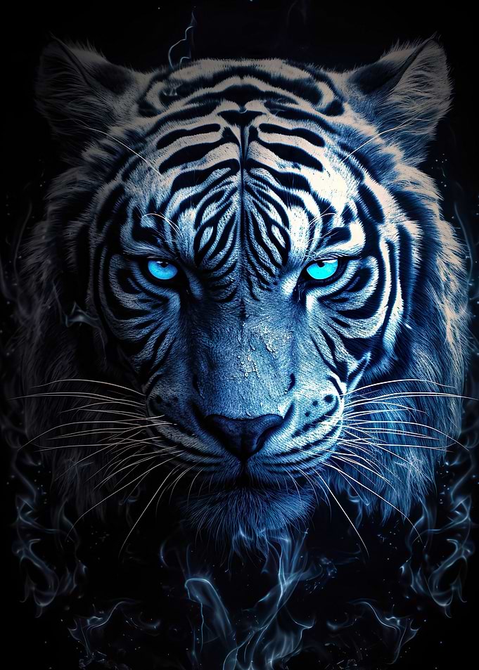 Blue Eyes Tiger