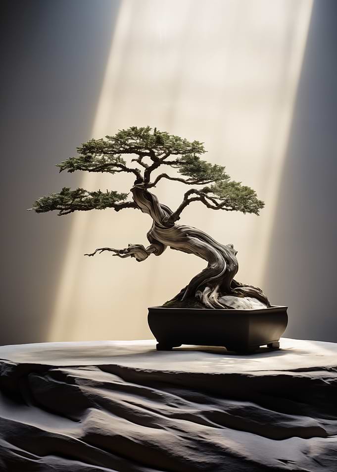Zen Bonsai Tree In Pot